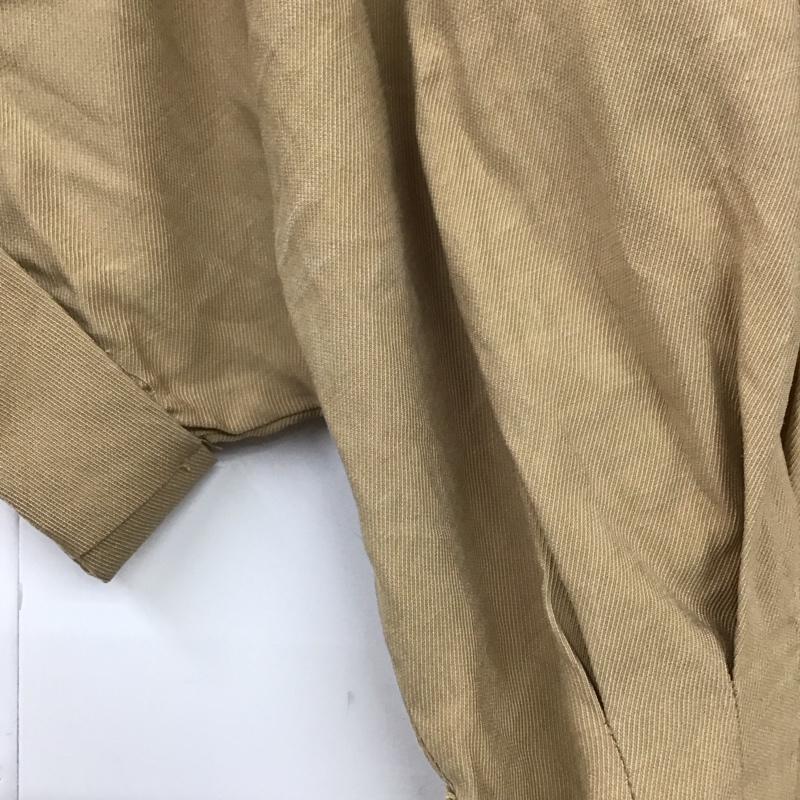 ザラ ZARA ワンピース ミニスカート 半袖ワンピース フレアスカート 前開き S 無地 ベージュ / ベージュ /  レディース USED 古着 中古 10128746
