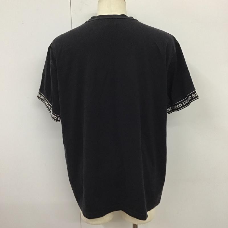 バーバリー BURBERRY Tシャツ 半袖 TESLOW SLEEVE LOGO TEE ロゴテープ クルーネック M ロゴ、文字 黒 / ブラック /  メンズ USED 古着 中古 10119673