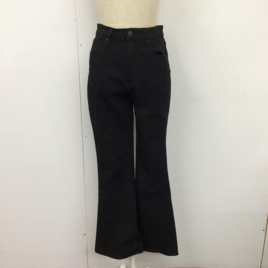 アズールバイマウジー AZUL BY MOUSSY パンツ デニム、ジーンズ 250hss12-005j フレアデニム ブラックデニムパンツ ストレッチパンツ M 無地 黒 / ブラック /  レディース USED 古着 中古 10114451