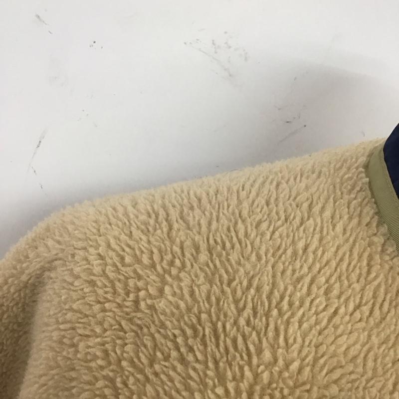 パタゴニア patagonia ジャケット、上着 ジャケット、ブレザー ジップアップジャケット フリースジャケット アウター S ロゴ、文字 ベージュ / ベージュ /  メンズ USED 古着 中古 10122754