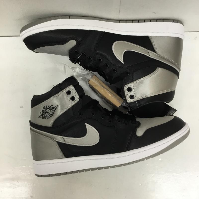 ナイキ NIKE スニーカー スニーカー FD4810-010 Women s Air Jordan 1 Retro High OG Satin Shadow 28.5cm ロゴ、文字 黒 / ブラック / X 灰 / グレー /  メンズ USED 古着 中古 10141692