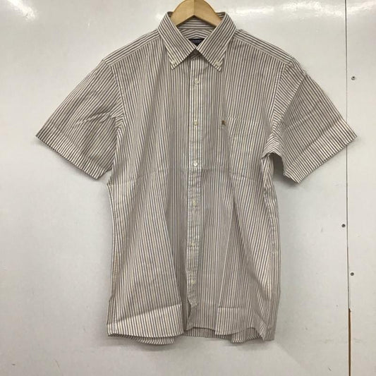 バーバリーロンドン Burberry London シャツ、ブラウス 半袖 半袖シャツ プリントシャツ ポケットシャツ ボタンダウンシャツ L ストライプ マルチカラー / マルチカラー /  メンズ USED 古着 中古 10139834