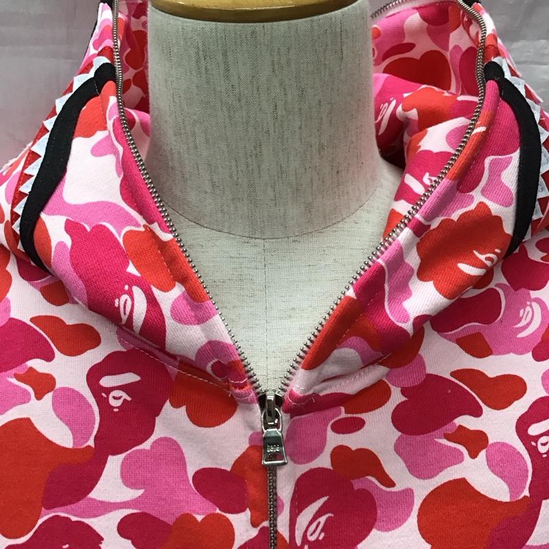 アベイシングエイプ A BATHING APE パーカー 長袖 ジップパーカー サルカモ シャークパーカー XXL 総柄 マルチカラー / マルチカラー /  メンズ USED 古着 中古 10122069