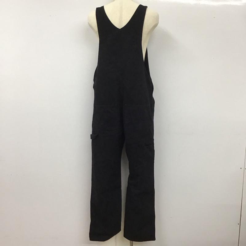 カーハート Carhartt サロペット・オーバーオール サロペット、オーバーオール I026462 BIB OVERALL 36×32 ロゴ、文字 黒 / ブラック /  レディース USED 古着 中古 10112924