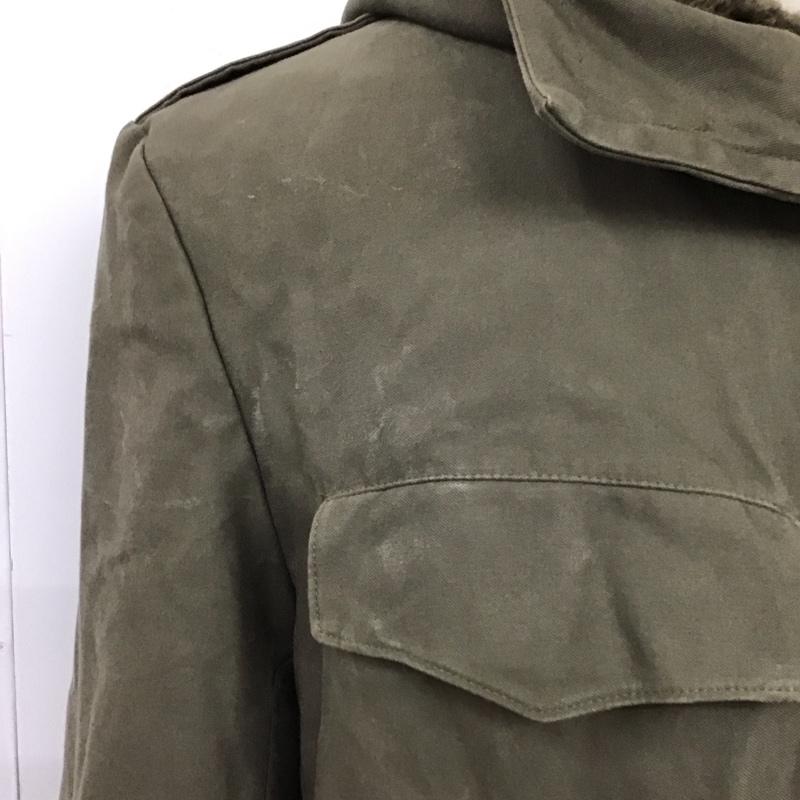 古着 USED コート コート一般 ミリタリー ドイツ軍 フィールドパーカー 無地 カーキ / カーキ /  メンズ USED 古着 中古 10119156