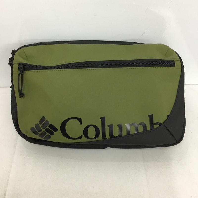 コロンビア Columbia ボディバッグ ボディバッグ 221 PU8451 ブレムナースロープ 2WAY ショルダーバッグ ロゴ、文字 黒 / ブラック / X カーキ / カーキ /  メンズ USED 古着 中古 10144911