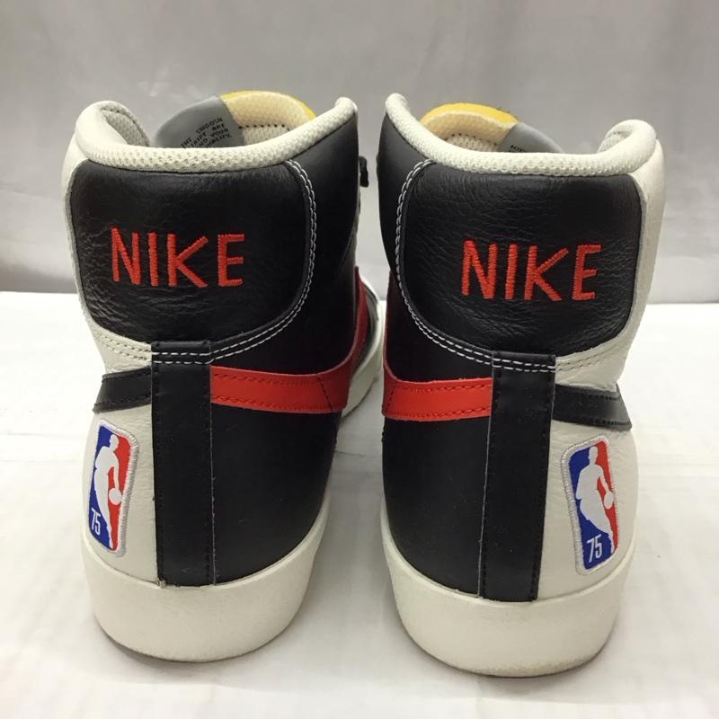 ナイキ NIKE スニーカー スニーカー DD8025-101 BLAZER MID 77 EMB 27.5cm 27.5cm ロゴ、文字 白 / ホワイト / X 黒 / ブラック / X 赤 / レッド /  メンズ USED 古着 中古 10117935