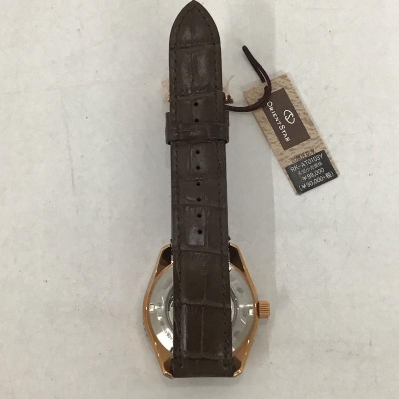 オリエントスター ORIENTSTAR 腕時計 アナログ（自動巻き） RK-AT0103Y スポーツ セミスケルトン ロゴ、文字 茶 / ブラウン /  メンズ USED 古着 中古 10134427