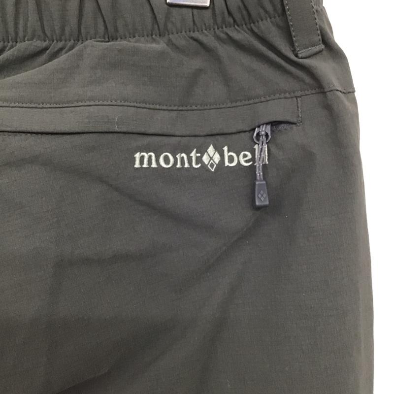 モンベル mont-bell パンツ ワークパンツ、ペインターパンツ スリムパンツ ストレッチパンツ カジュアルパンツ M ロゴ、文字 ダークグレー / ダークグレー /  メンズ USED 古着 中古 10148372