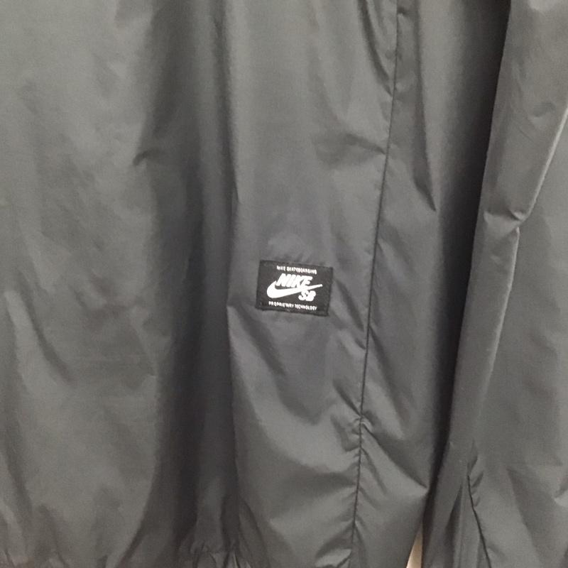 ナイキ NIKE ジャケット、上着 ジャケット、ブレザー ao0565-010 SHIELDCOACHJACKET フロントボタン M ロゴ、文字 黒 / ブラック /  メンズ USED 古着 中古 10143479