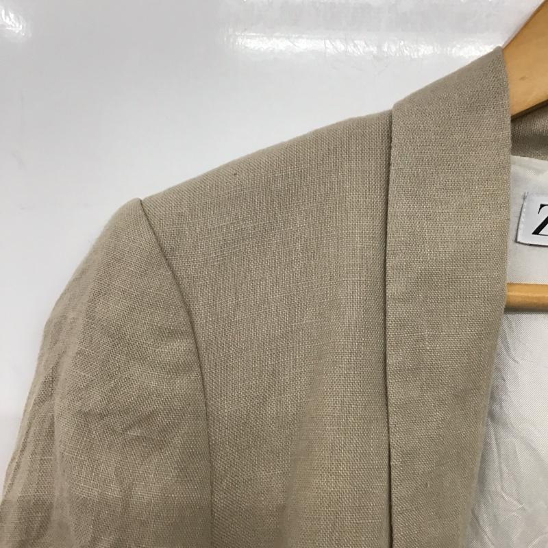 ザラ ZARA ジャケット、上着 ジャケット、ブレザー S 無地 ベージュ / ベージュ /  レディース USED 古着 中古 10142735