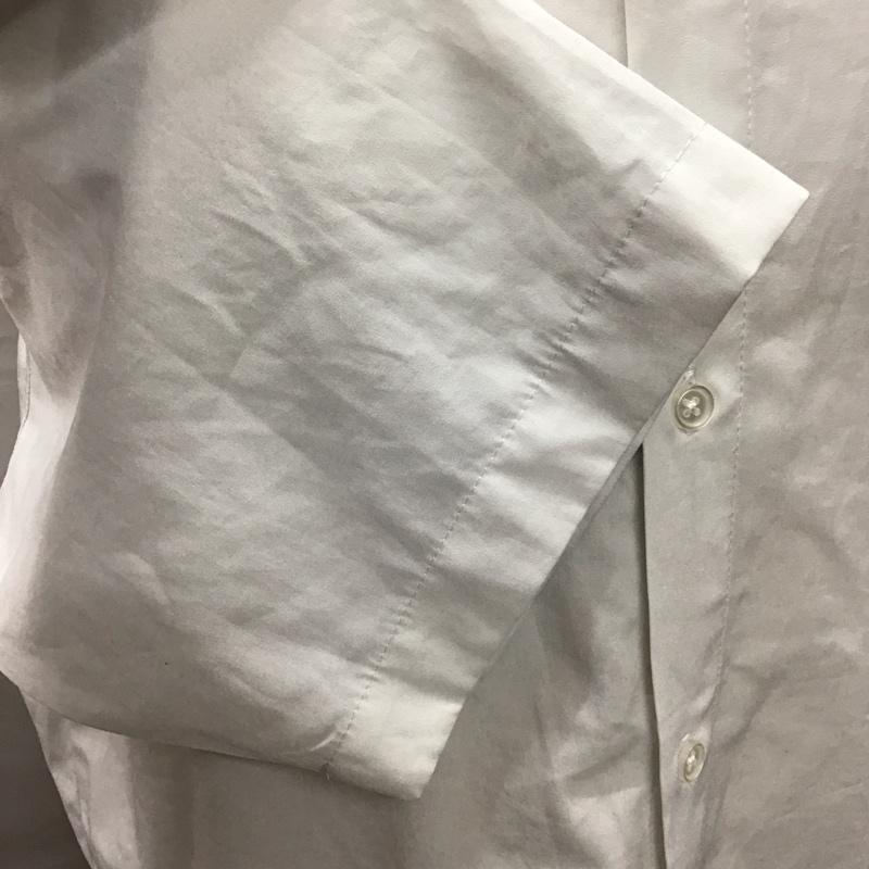 古着 USED シャツ、ブラウス 半袖 et220346 ビッグシルエットリラクシング5分袖クレリックシャツ ETELIO M 無地 ベージュ / ベージュ / X アイボリー / アイボリー /  メンズ USED 古着 中古 10117041