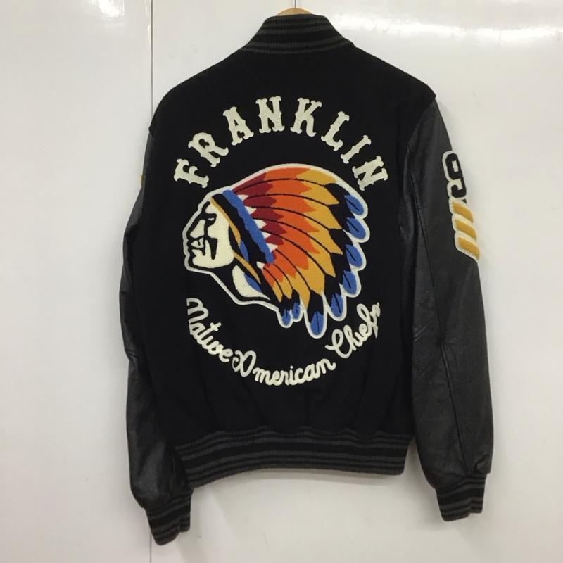 フランクリンマーシャル FRANKLIN&MARSHALL ジャケット、上着 ジャンパー、ブルゾン M 無地 黒 / ブラック /  メンズ USED 古着 中古 10131456