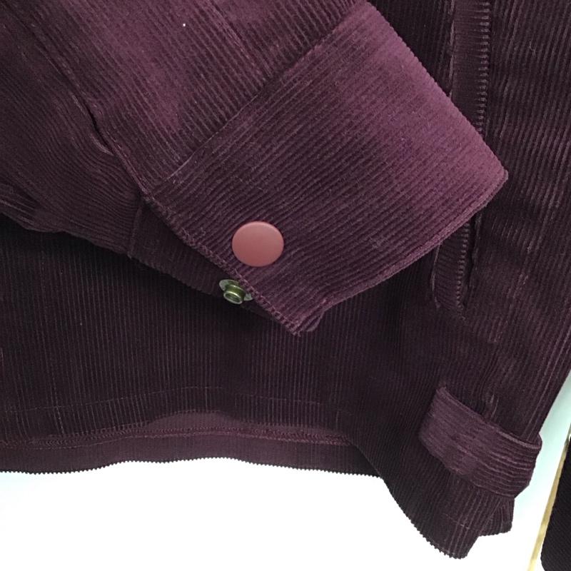 ノースノーネーム NORTH NO NAME ジャケット、上着 ジャケット、ブレザー コーデュロイジャケット カジュアルジャケット アウター L ロゴ、文字 紫 / パープル /  メンズ USED 古着 中古 10143439
