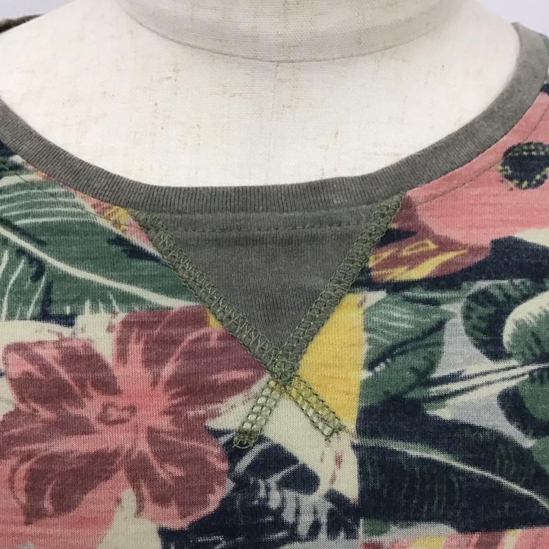 ティーシーエスエス TCSS Tシャツ 半袖 半袖カットソー プリントTシャツ クルーネックカットソー 花柄 マルチカラー / マルチカラー /  メンズ USED 古着 中古 10113134
