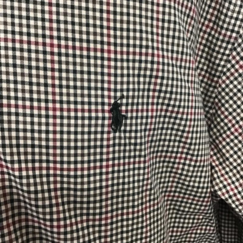 ラルフローレン RALPHLAUREN シャツ、ブラウス 長袖 長袖シャツ チェックシャツ カラーシャツ ボタンダウンシャツ XXL ロゴ、文字 マルチカラー / マルチカラー /  メンズ USED 古着 中古 10125059