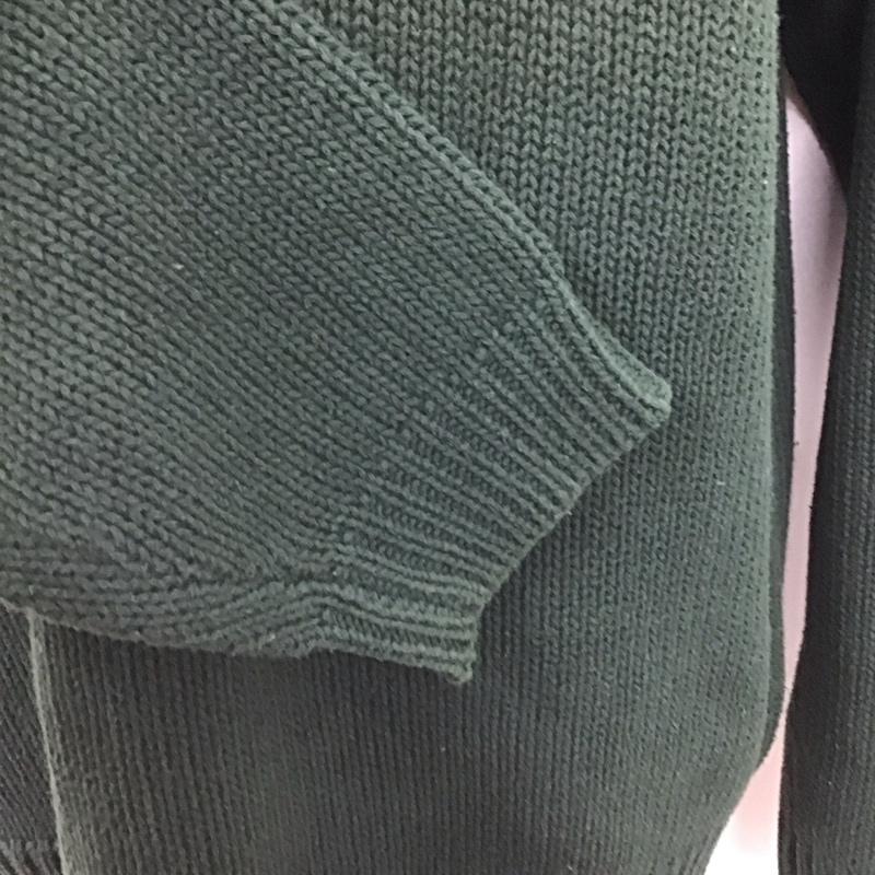 エディーバウアー Eddie Bauer ニット、セーター 長袖 長袖ニットカットソー ニット セーター クルーネックニット M 無地 緑 / グリーン /  メンズ USED 古着 中古 10116618