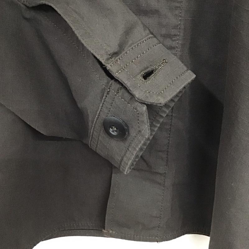 デンハム DENHAM シャツ、ブラウス 長袖 S 無地 茶 / ブラウン /  メンズ USED 古着 中古 10133342