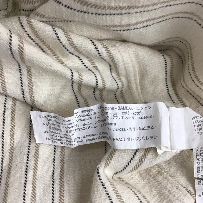 ザラ ZARA シャツ、ブラウス 半袖 L ストライプ マルチカラー / マルチカラー /  メンズ USED 古着 中古 10128314