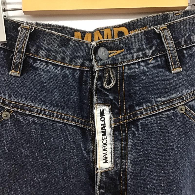 モーリス マローン MAURICE MALONE パンツ デニム、ジーンズ 32インチ ロゴ、文字 青 / ブルー /  メンズ USED 古着 中古 10146863