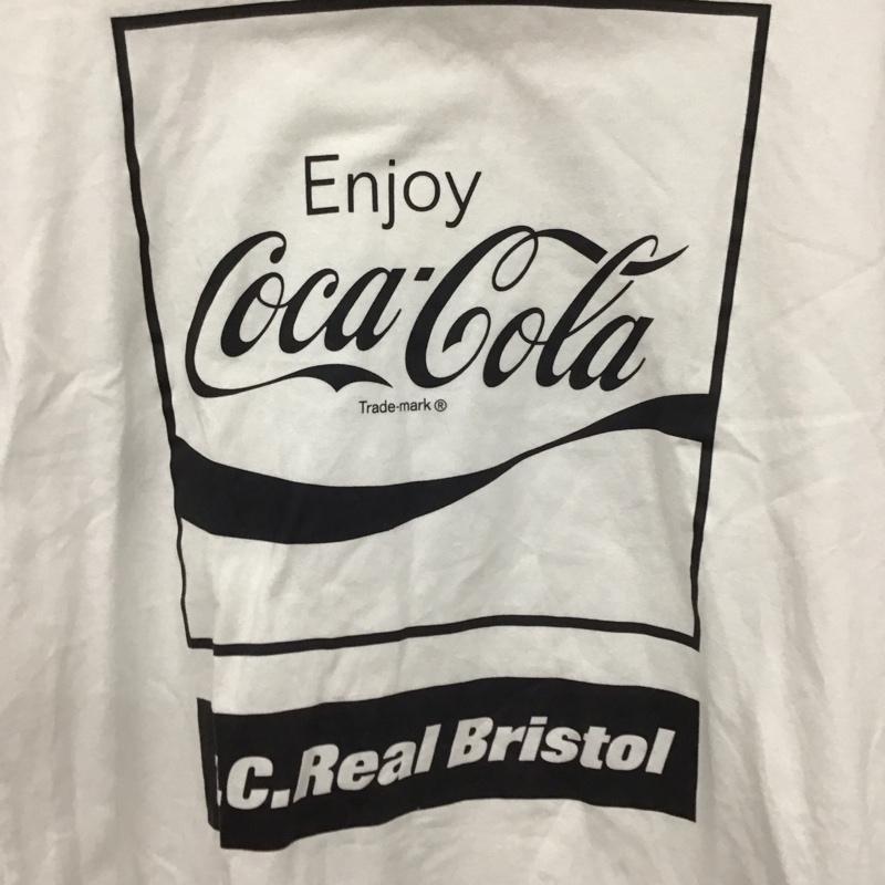 エフシーレアルブリストル F.C.Real Bristol Tシャツ 半袖 半袖カットソー プリントTシャツ クルーネックカットソー S プリント 白 / ホワイト /  メンズ USED 古着 中古 10131242