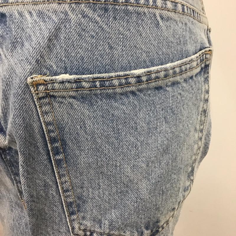 ザラ ZARA パンツ デニム、ジーンズ カットオフ 無地 水色 / ライトブルー /  レディース USED 古着 中古 10109436
