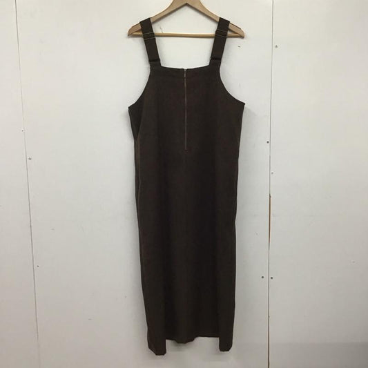 レプシィム LEPSIM ジャンパースカート ジャンパースカート LPS90434MC 2WAY ウールライクジャンスカ FREE 無地 茶 / ブラウン /  レディース USED 古着 中古 10145946