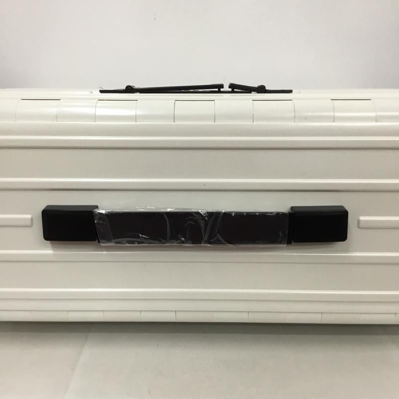 アンドフラット &.FLAT スーツケース、トランク スーツケース、トランク FL14-00001 折りたたみ ハードキャリーバッグ キャリーケース 箱有 ロゴ、文字 白 / ホワイト /  メンズ USED 古着 中古 10137503