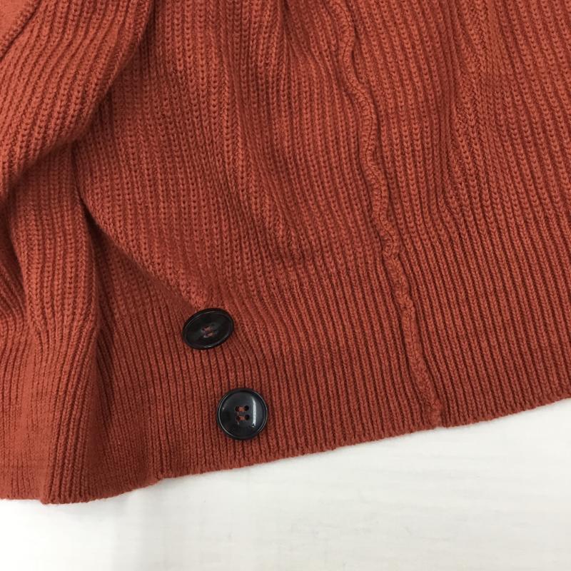 マウジー MOUSSY カーディガン 長袖 010BSH70-1380 FREE 無地 橙 / オレンジ /  レディース USED 古着 中古 10142859