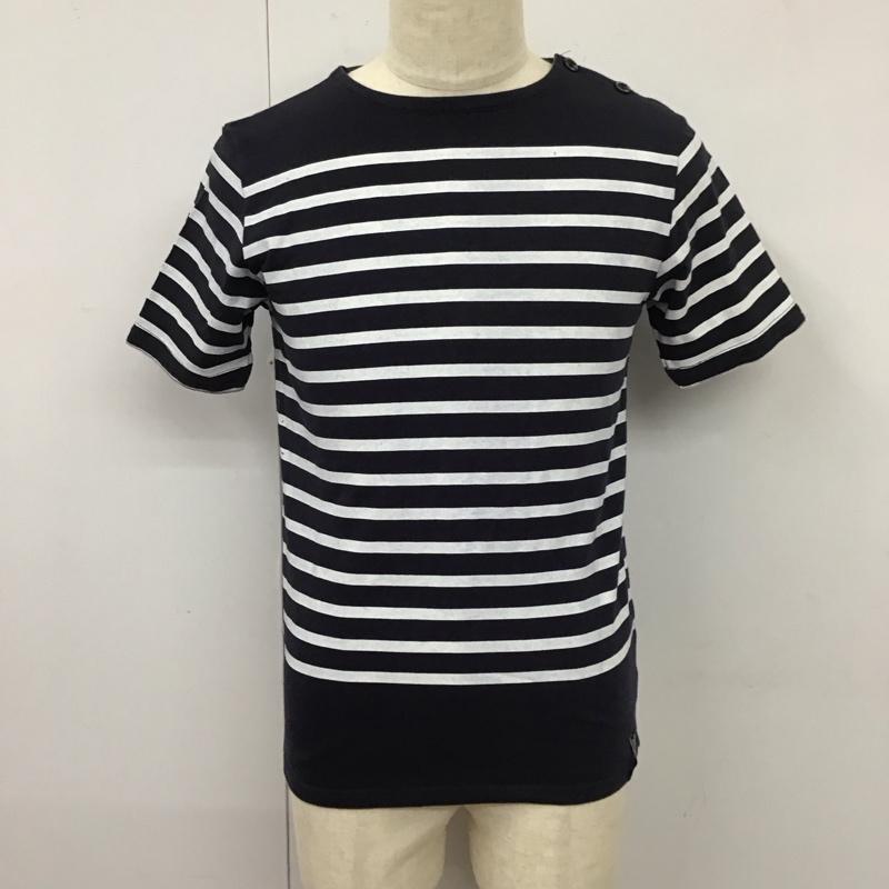 チャオパニック CIAOPANIC Tシャツ 半袖 半袖カットソー プリントTシャツ クルーネックカットソー M ボーダー柄 マルチカラー / マルチカラー /  レディース USED 古着 中古 10113145