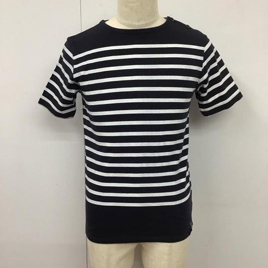 チャオパニック CIAOPANIC Tシャツ 半袖 半袖カットソー プリントTシャツ クルーネックカットソー M ボーダー柄 マルチカラー / マルチカラー /  レディース USED 古着 中古 10113145