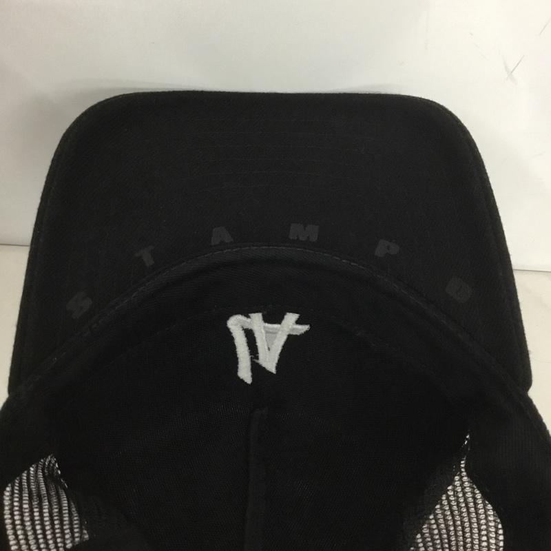 スタンプド STAMPD 帽子 キャップ メッシュキャップ ロゴ、文字 黒 / ブラック /  メンズ USED 古着 中古 10138345