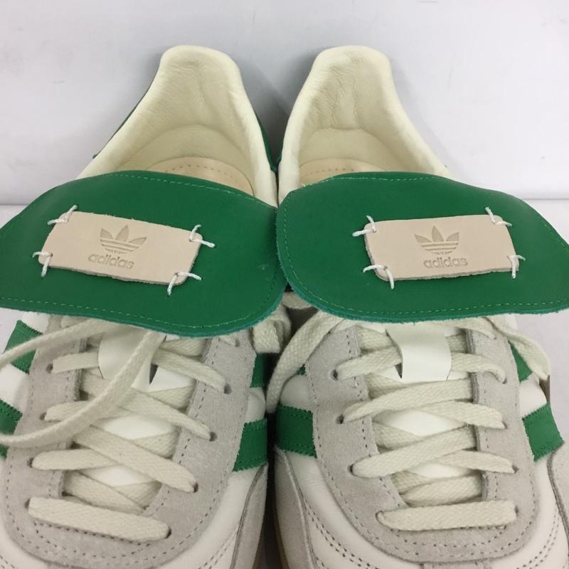 アディダス adidas スニーカー スニーカー ID3518 FOOT INDUSTRY GAZELLEINDOOR 28cm 箱有 28.0cm ロゴ、文字 オフホワイト / オフホワイト / X 緑 / グリーン /  メンズ USED 古着 中古 10131231