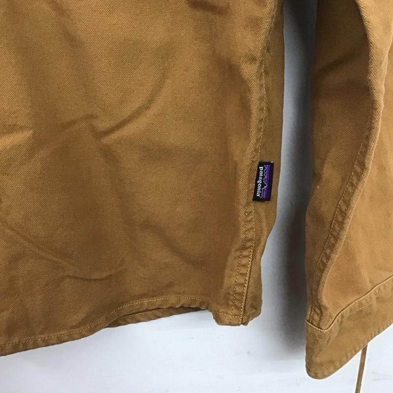 パタゴニア patagonia シャツ、ブラウス 長袖 53825FA14 ワークシャツ S 無地 茶 / ブラウン /  メンズ USED 古着 中古 10145235