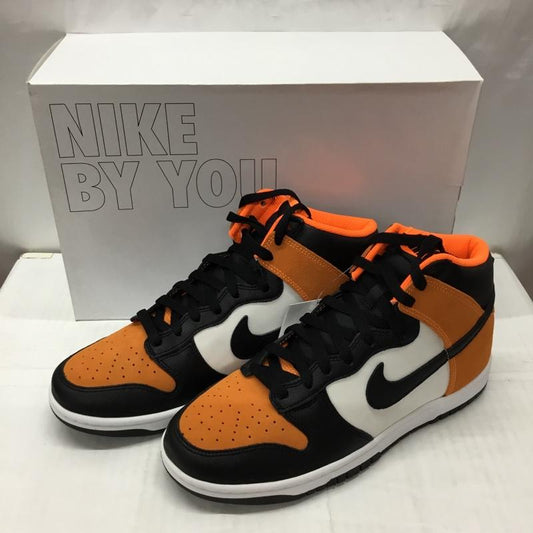 ナイキ NIKE スニーカー スニーカー DJ7023-991 DUNK HIGH BY YOU 27.5cm 箱有 27.5cm ロゴ、文字 黒 / ブラック / X 白 / ホワイト / X 橙 / オレンジ /  メンズ USED 古着 中古 10111971