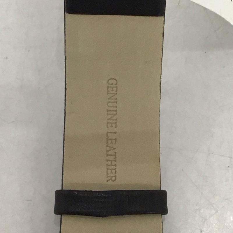 スカーゲン SKAGEN 腕時計 アナログ（クォーツ式） 233XXLSLB レザーベルト 箱有 ロゴ、文字 黒 / ブラック /  メンズ USED 古着 中古 10134346