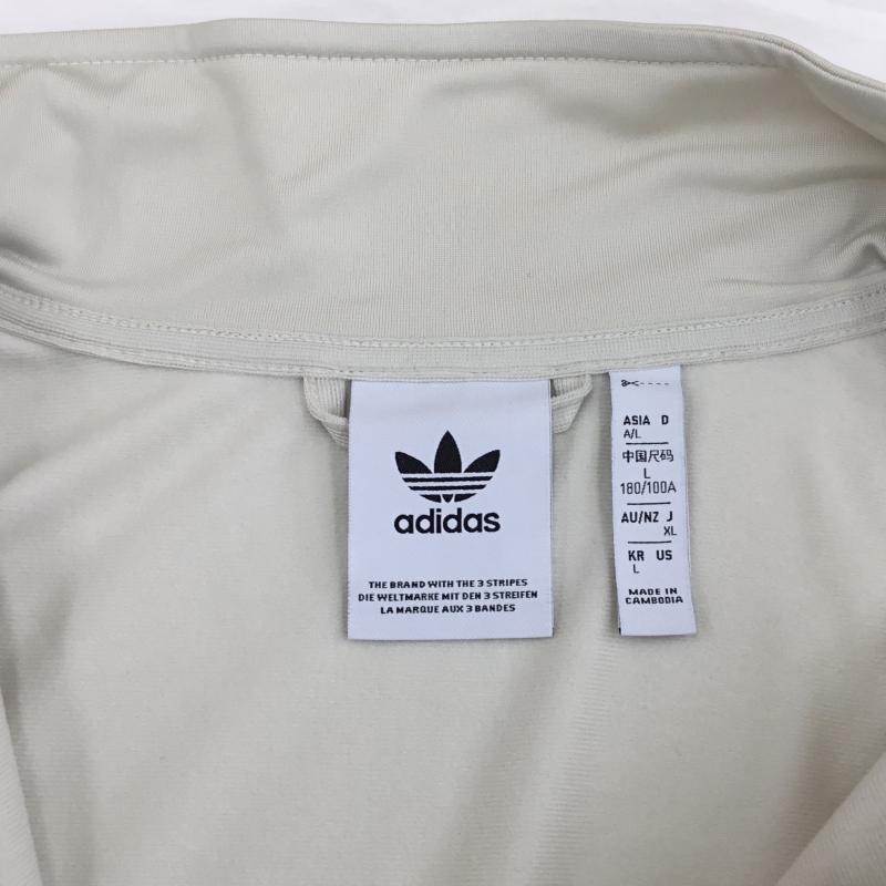 アディダス adidas ジャケット、上着 ジャンパー、ブルゾン adidas トラックジャケット　JD5266 XL ロゴ、文字 X 総柄 オフホワイト / オフホワイト / X 緑 / グリーン /  メンズ USED 古着 中古 10129216