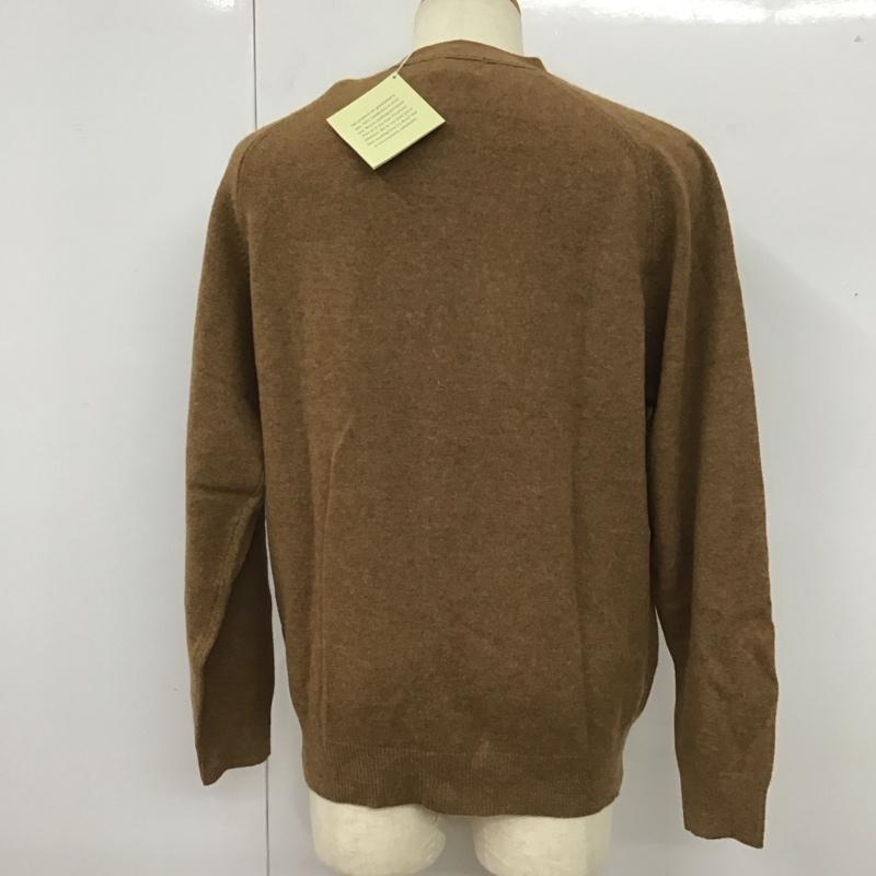 エルエルビーン L.L.Bean カーディガン 長袖 長袖 M 無地 茶 / ブラウン /  メンズ USED 古着 中古 10112837