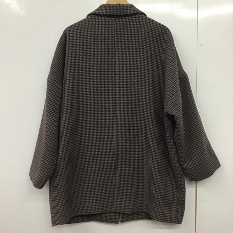 ローリーズファーム LOWRYS FARM ジャケット、上着 ジャケット、ブレザー ロングジャケット アウター ロングコート FREE チェック マルチカラー / マルチカラー /  レディース USED 古着 中古 10145414