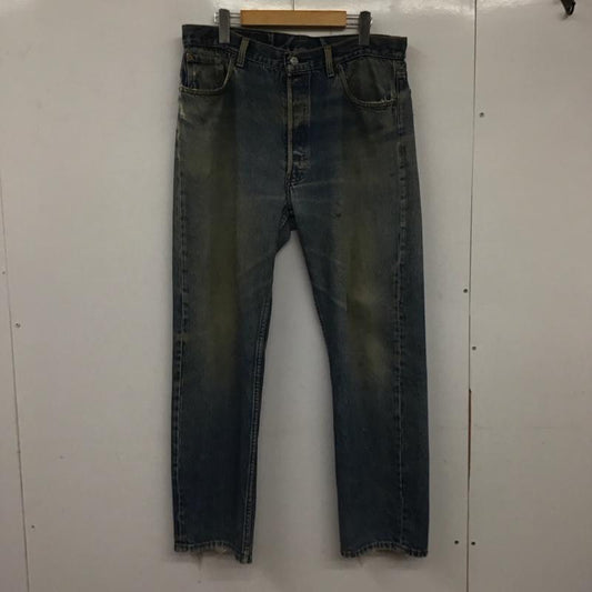 リーバイストラウスアンドコー Levi Strauss & co. パンツ デニム、ジーンズ デニムパンツ ワイドパンツ カジュアルパンツ 36インチ 無地 インディゴ / インディゴ /  メンズ USED 古着 中古 10138758