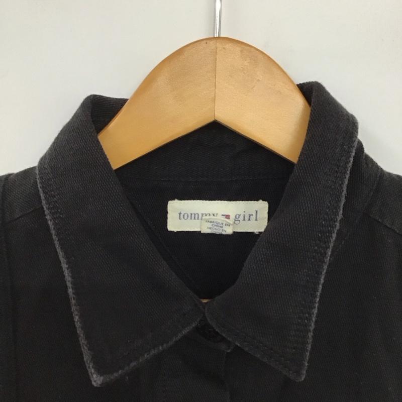 トミーガール tommy girl ワンピース・ドレス・オールインワン ワンピース・ドレス・オールインワン オールインワン ノースリーブ S ロゴ、文字 黒 / ブラック /  レディース USED 古着 中古 10146494