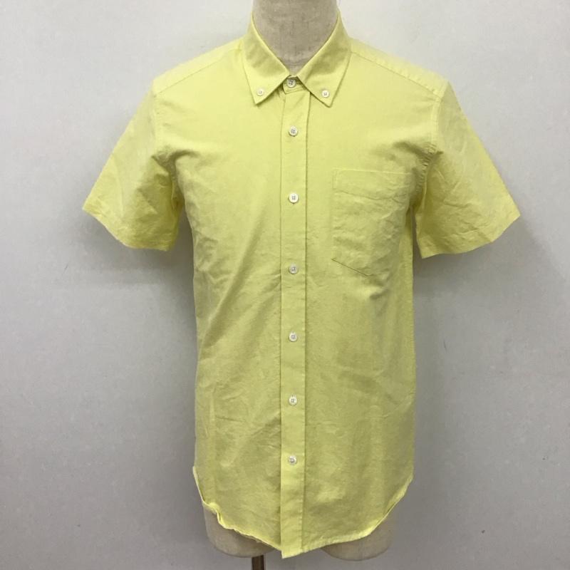 サタデーズサーフニューヨークシティー SATURDAYS SURF NYC シャツ、ブラウス 半袖 ボタンダウン コットン S 無地 黄 / イエロー /  メンズ USED 古着 中古 10113082