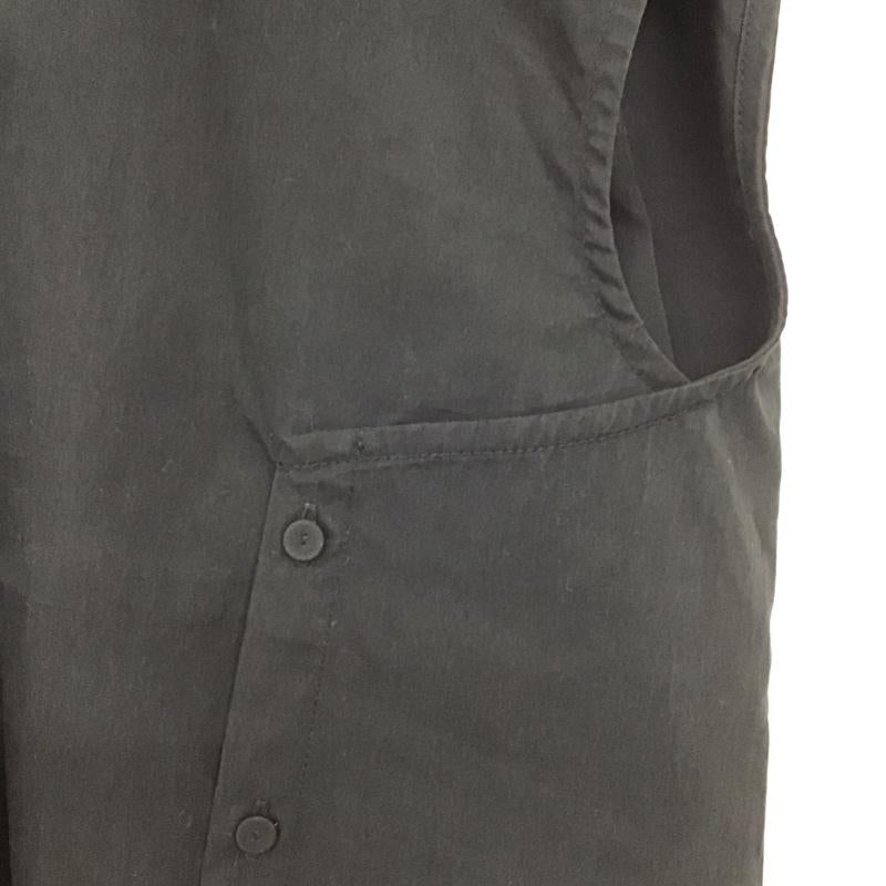 トゥデイフル TODAYFUL シャツ、ブラウス 半袖 12320410 Standcollar Sleeveless Shirts FREE 無地 黒 / ブラック /  レディース USED 古着 中古 10129278