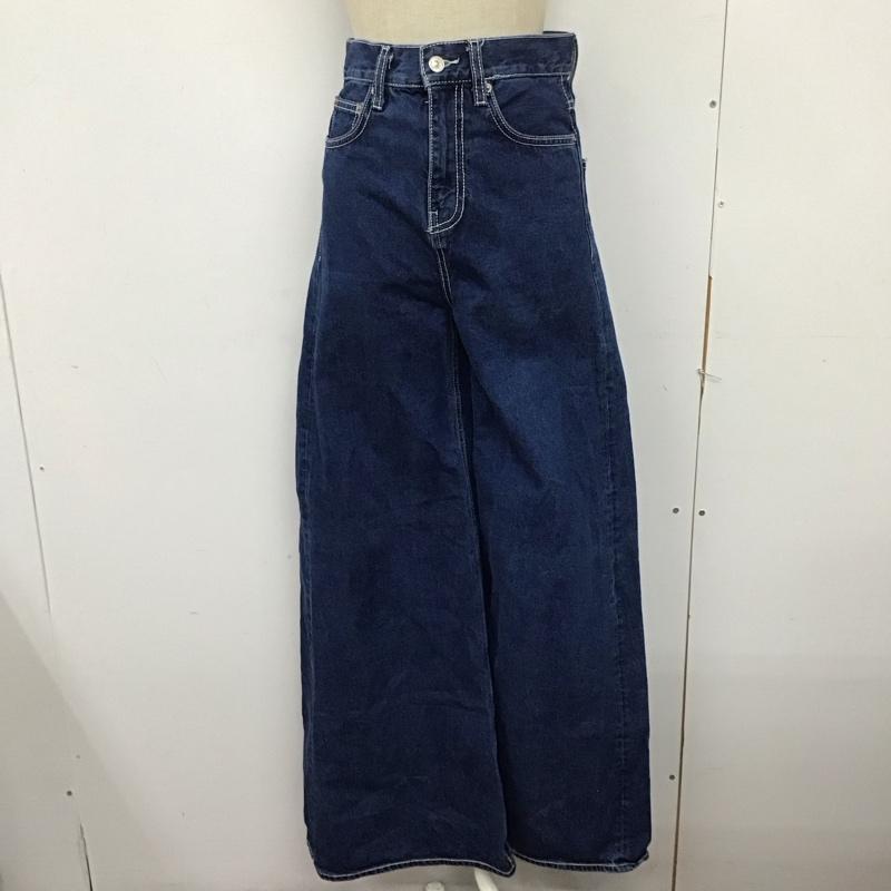 ザラ ZARA パンツ デニム、ジーンズ 34 無地 インディゴ / インディゴ /  レディース USED 古着 中古 10124887