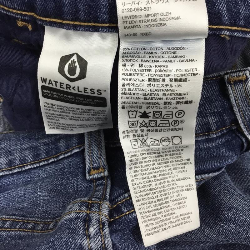 リーバイス Levi s パンツ デニム、ジーンズ 32インチ 無地 インディゴ / インディゴ /  メンズ USED 古着 中古 10110616