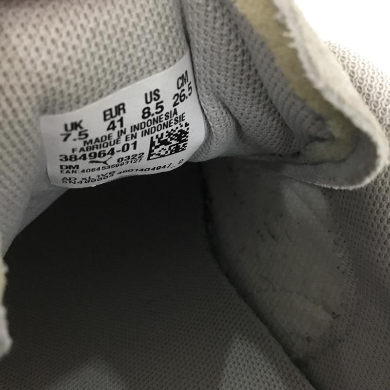プーマ PUMA スニーカー スニーカー 384964-01 SUEDE RE:COLLECTION HARBOR MIST 26.5cm 26.5cm ロゴ、文字 灰 / グレー /  メンズ USED 古着 中古 10136685