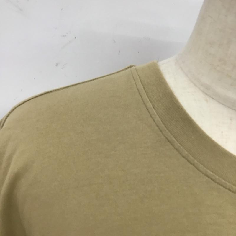 エッセンシャルズ ESSENTIALS Tシャツ 半袖 半袖カットソー プリントTシャツ クルーネックカットソー S ロゴ、文字 ベージュ / ベージュ /  メンズ USED 古着 中古 10115935