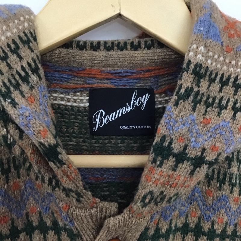 ビームスボーイ BEAMS BOY ベスト ベスト 1305-7008-103 ウール フード付き 総柄 マルチカラー / マルチカラー /  レディース USED 古着 中古 10147748