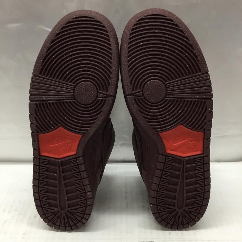 ナイキ NIKE スニーカー スニーカー FN0619 600 SB DUNK LOW PRM 27cm 箱有 27.0cm 無地 えんじ / ワインレッド /  メンズ USED 古着 中古 10106854