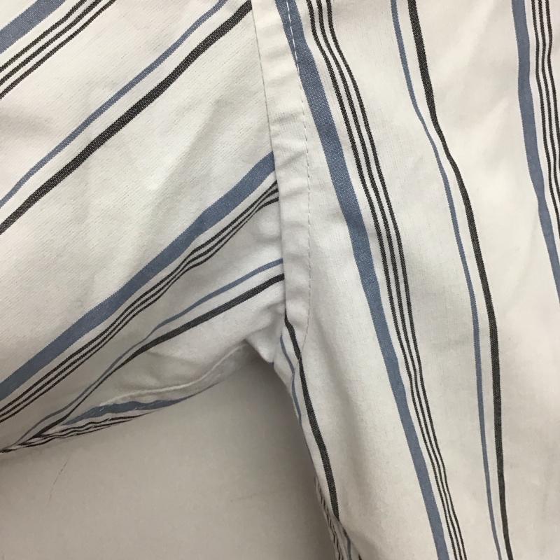 ビーミング バイ ビームス B:MING by BEAMS シャツ、ブラウス 長袖 長袖シャツ ストライプシャツ カラーシャツ L ストライプ 白 / ホワイト /  メンズ USED 古着 中古 10140317